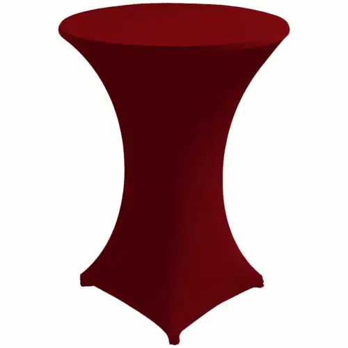 Stehtischhusse Stretch Zürich Bordeaux B1