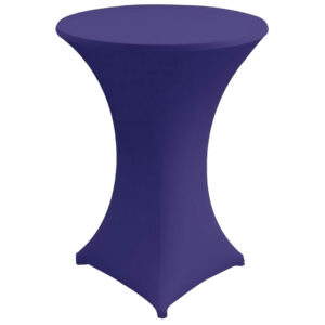 Stehtischhusse B1 60,70,80 cm Lila Zürich - schwer entflammbar