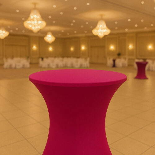 Stehtischhusse Stretch Zürich Pink