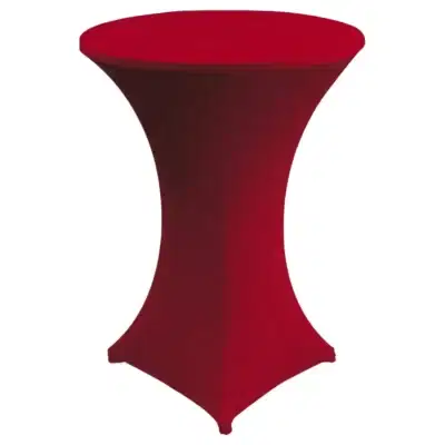 Stehtischhusse Stretch 60 - 80 cm Rot