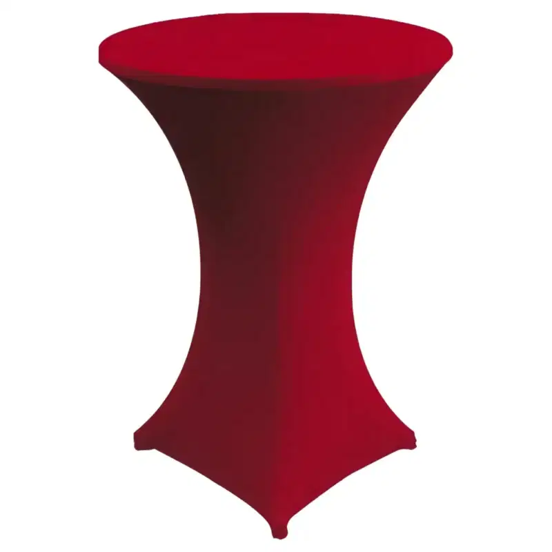 Stehtischhusse Stretch 60,70,80 cm Rot