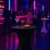 Stehtischhusse Stuttgart Anthrazit B1