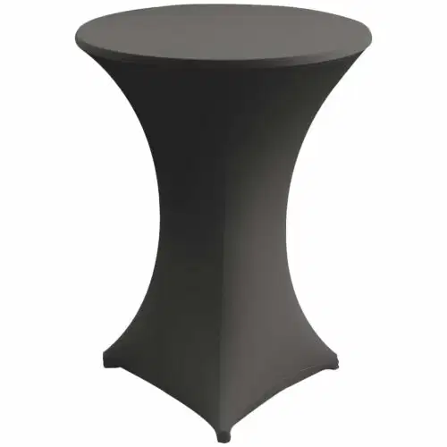 Stehtischhusse Stretch Anthrazit B1