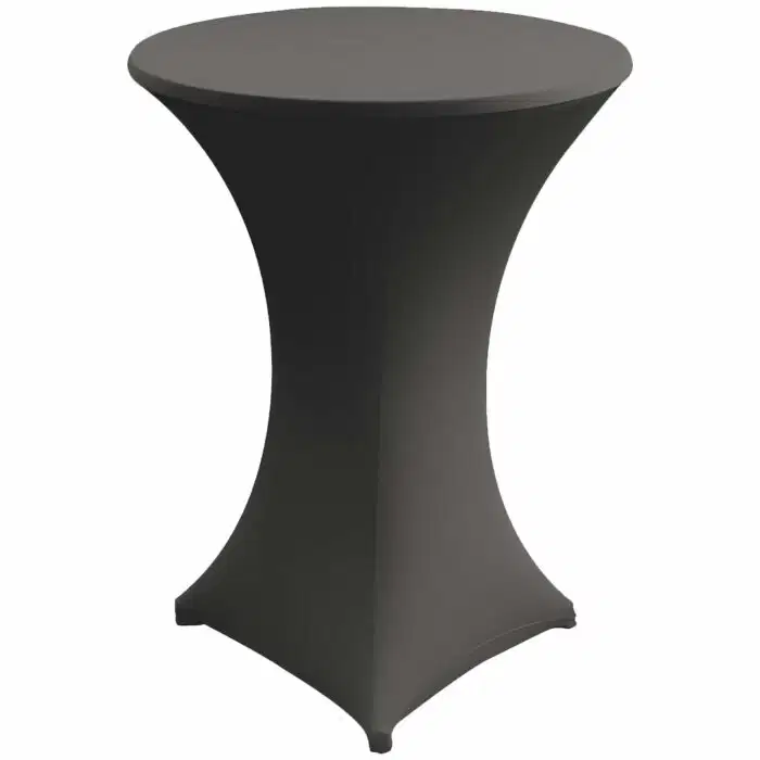 Stehtischhusse Stretch Anthrazit B1