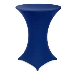 Stehtischhusse Stretch 60,70,80 cm Blau