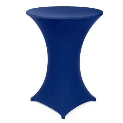 Stehtischhusse Stretch Zürich Blau