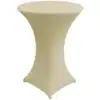 Stehtischhusse Stretch Zürich Creme