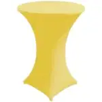 Stehtischhusse 60 - 80 cm Stretch Zürich Gelb