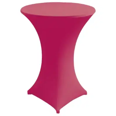 Stehtischhusse 60 - 800 cm Stretch Zürich Pink
