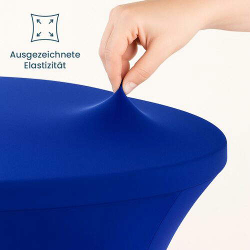 stehtischhussen elastic lila