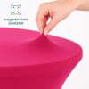 stehtischhussen elastic pink