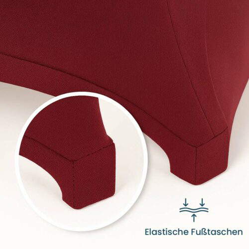 stehtischhussen elastische fusstaschen