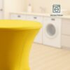 stehtischhussen washbar gelb