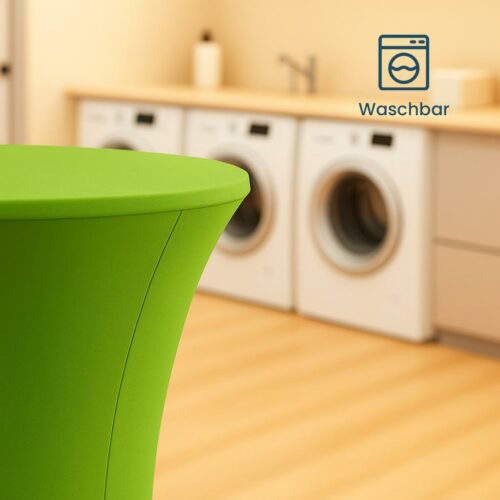 stehtischhussen washbar grün