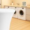 stehtischhussen washbar weiss