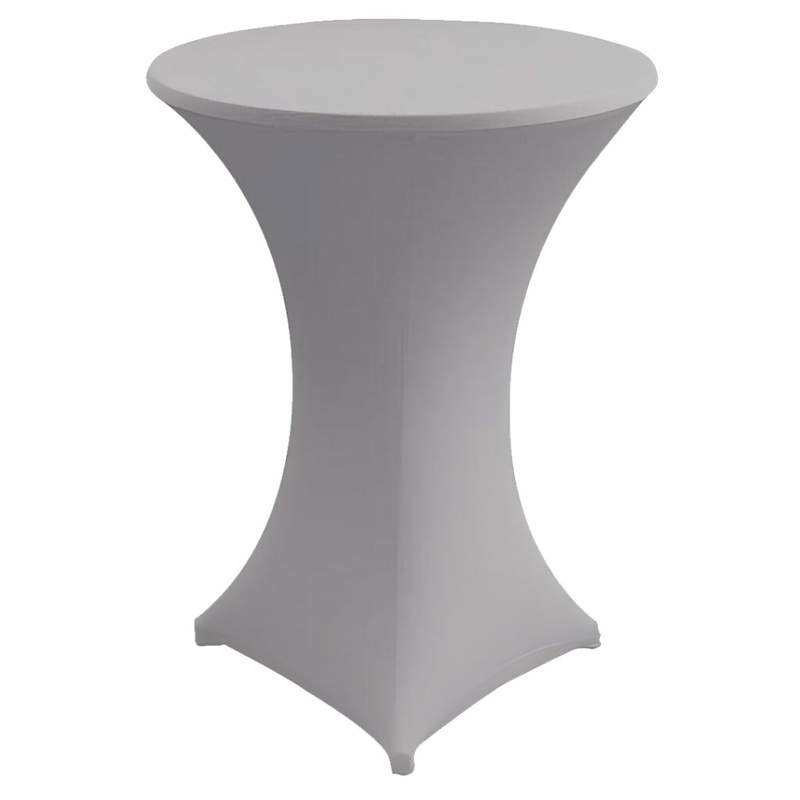 Stehtischhusse B1 60,70,80 cm Grau Zürich - schwer entflammbar