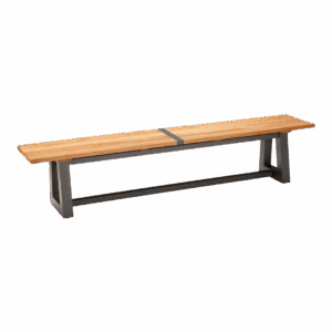 Bank Campione, Anthrazit/Teak