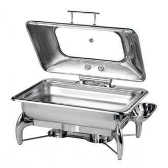Chafing Dish mit Glasdeckel GN 1/1