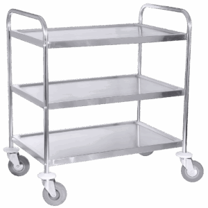 Servierwagen mit drei Böden