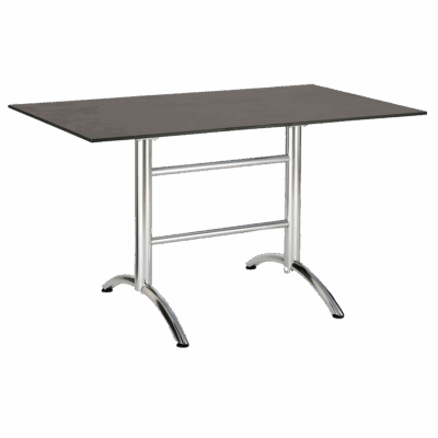 Tisch Firenze Silber/Ardesia 130 x 80 cm