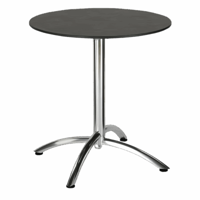 Tisch Firenze Silber/Ardesia 70 cm rund