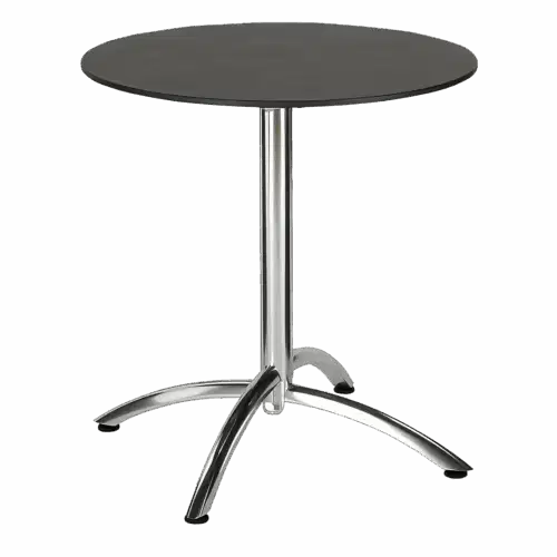 Tisch Firenze Silber/Ardesia 70 cm rund