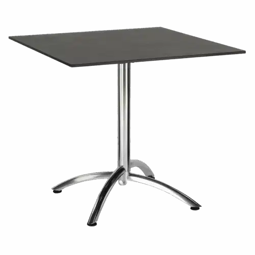 Tisch Firenze Silber/Ardesia 80 x 80 cm
