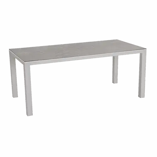 Tisch Houston Silber/Anthrazit 210 x 90 cm