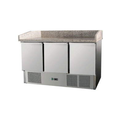 Saladette m. Granit Arbeitsfläche THPS903PZ