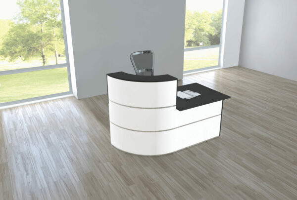 Design Theke Cento Ausführung 2 / weiß-anthrazit