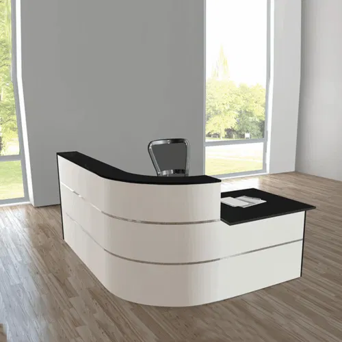 Design Theke Cento Ausführung 4 weiß-anthrazit copy Design Theke Cento Ausführung 4 / weiß-anthrazit