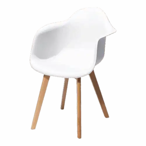 Stapelstuhl Weiß