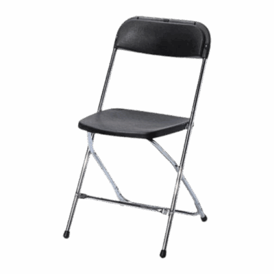 Klappstuhl Budget schwarz/chrom