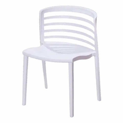 Medaillon-Stuhl Rivièra Weiß – Bild 1