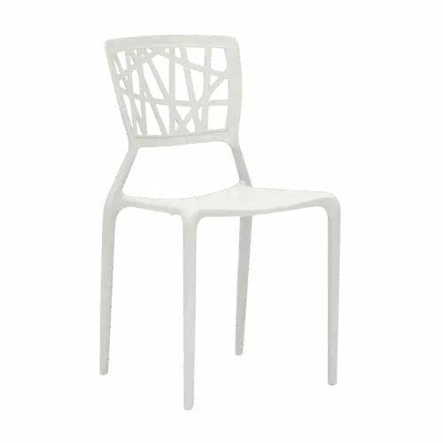 Stapelstuhl Webb Weiß