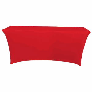 Tischhusse Stretch Rot