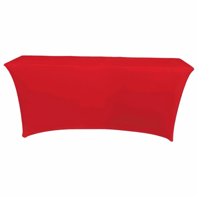 Tischhusse Stretch Rot
