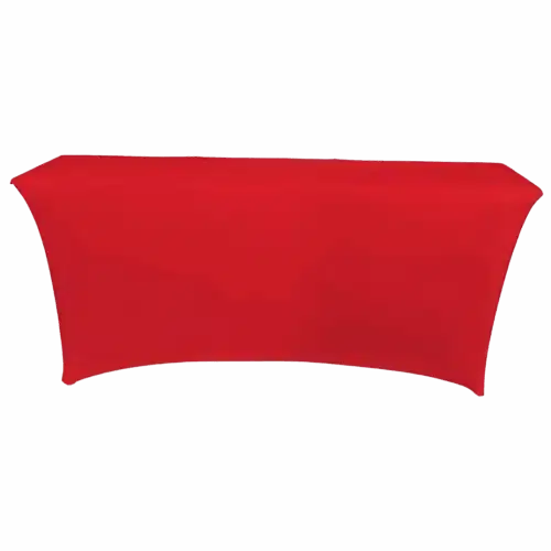 Tischhusse Stretch Rot