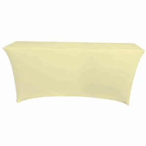 Tischhusse Stretch Creme