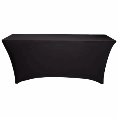 Tischhusse Stretch Schwarz