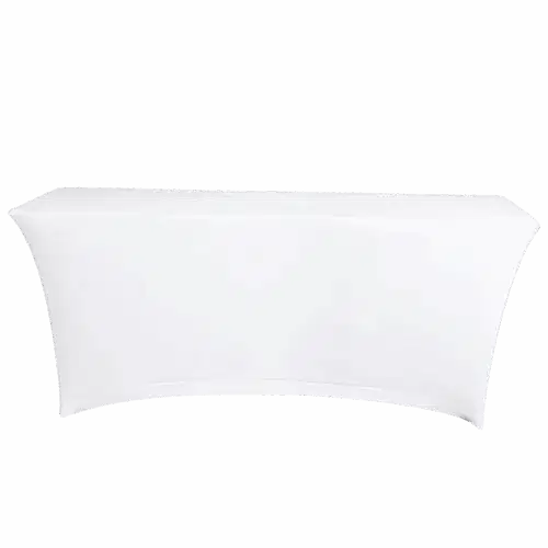 Tischhusse Stretch Weiß