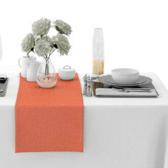 Mitteldecke Tweedy "Cognac" 90/90 cm