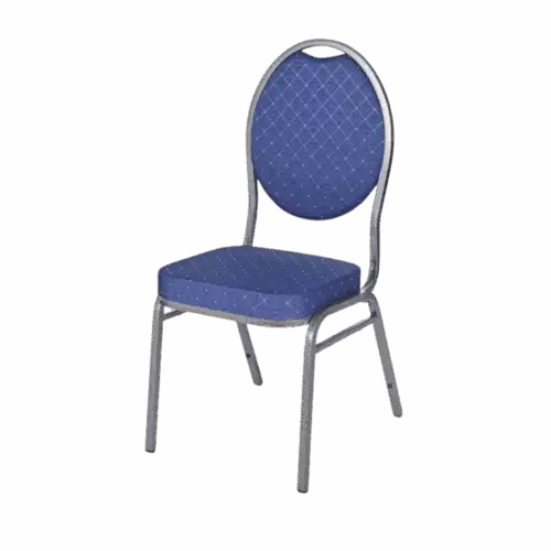 Bankettstuhl Herman Marineblau