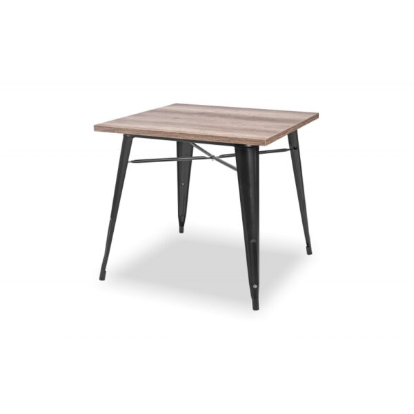 Gastro Uzal Bistrotisch Paris 80 x 80 cm Tischplatte 28 mm