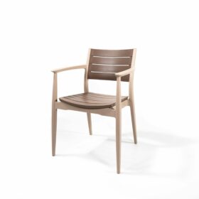 Cork Chair Stapelstuhl Kunststoff Cappuccino/Wüstenbraun