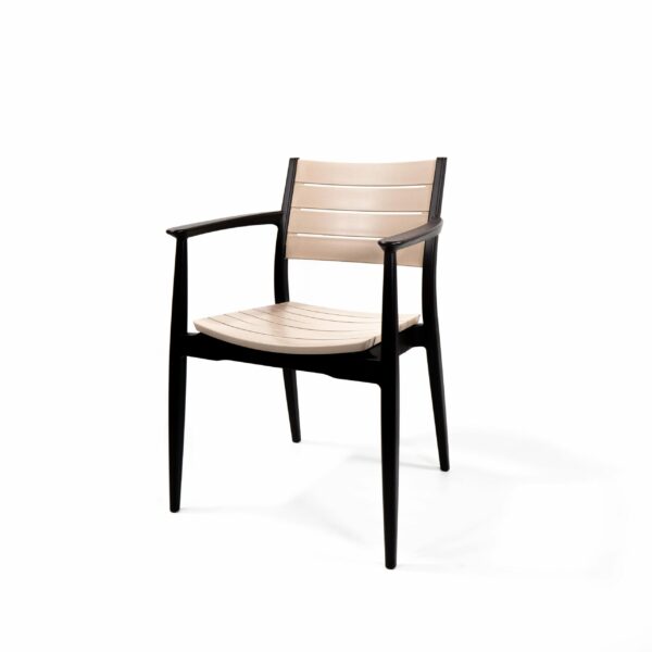 Cork Chair Stapelstuhl Kunststoff Wüstenbraun/Braun