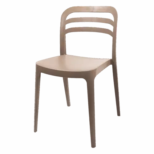 Outdoor-Stapelstuhl Wave Kunstoff Sand/Beige