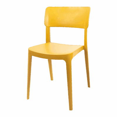 Outdoor-Stapelstuhl Wing Kunststoff Senf/Gelb
