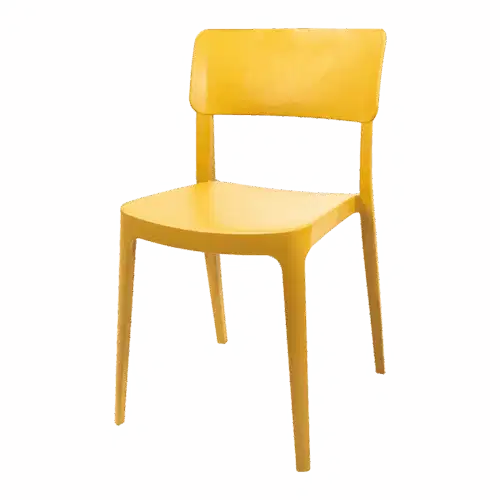 Outdoor-Stapelstuhl Wing Kunststoff Senf/Gelb
