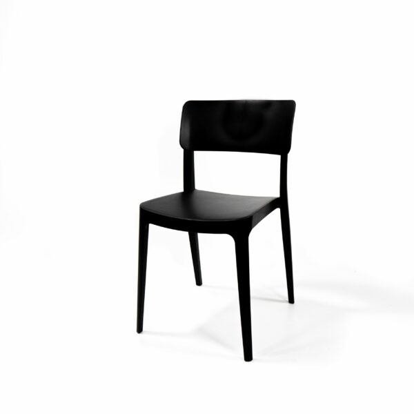 Wing Chair Stapelstuhl Kunststoff Schwarz
